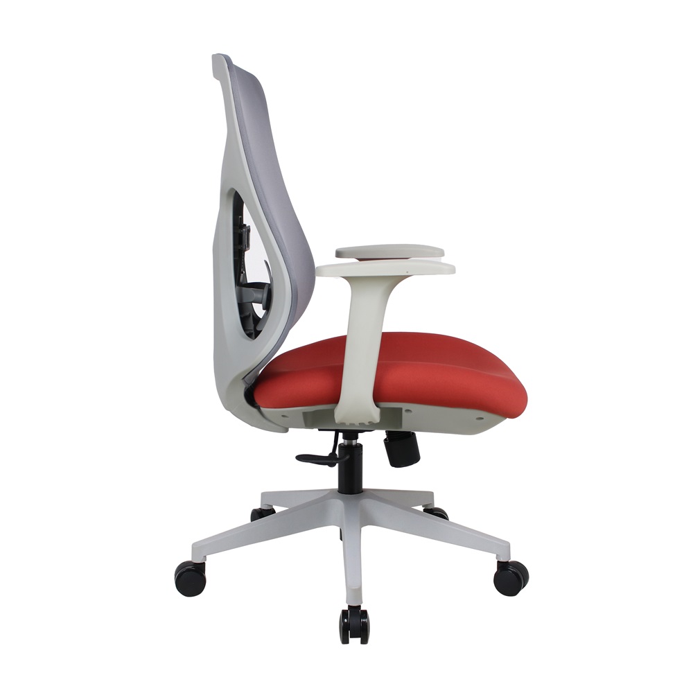 IRISOffice Avalon narancs/szürke ergonómikus, szövet-hálós irodai forgószék háttámasszal