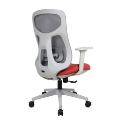 IRISOffice Avalon narancs/szürke ergonómikus, szövet-hálós irodai forgószék háttámasszal