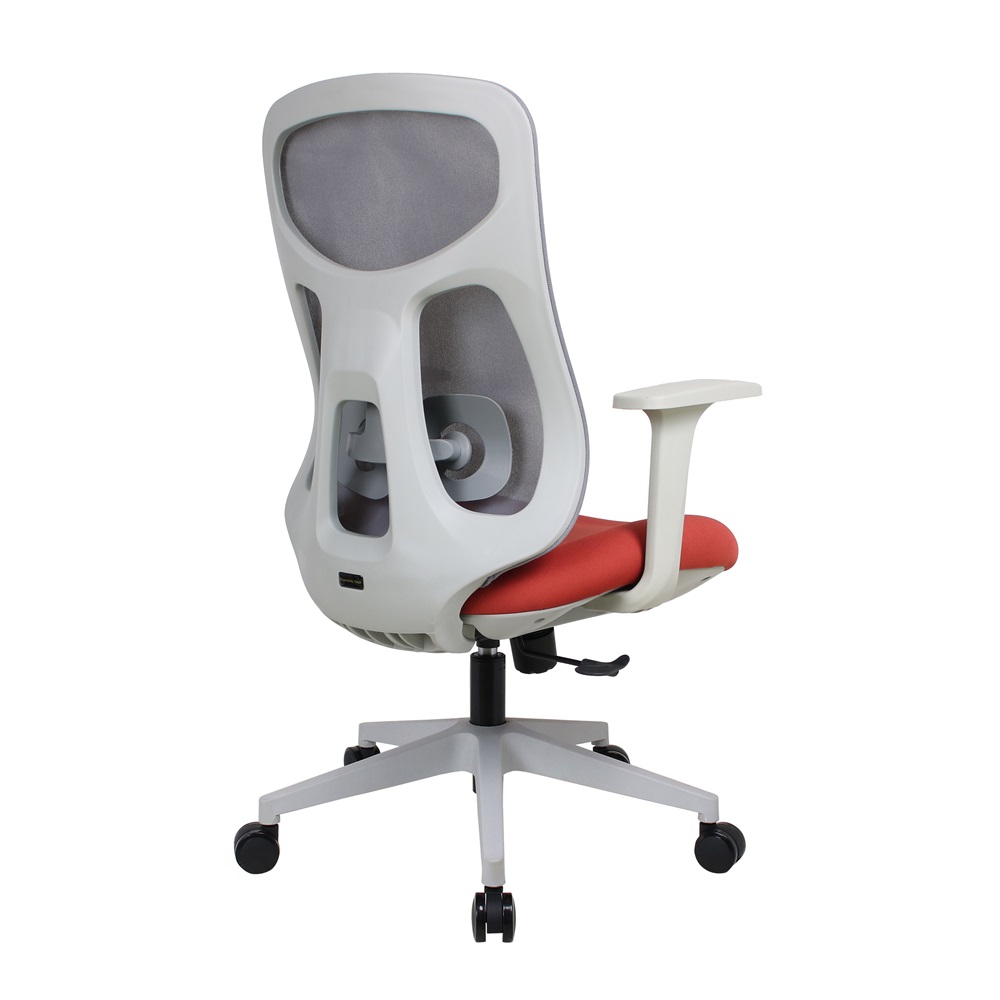 IRISOffice Avalon narancs/szürke ergonómikus, szövet-hálós irodai forgószék háttámasszal