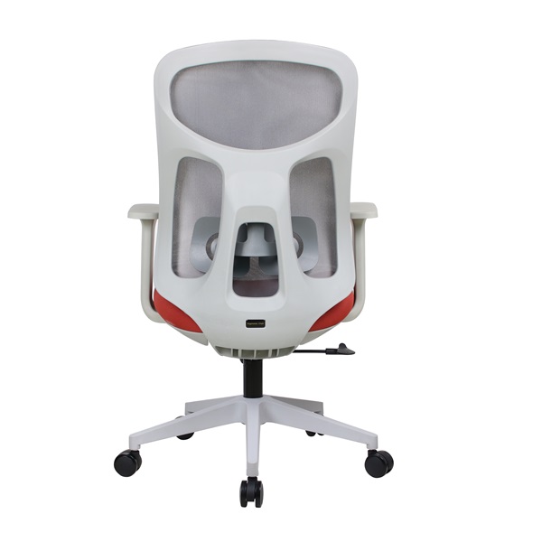 IRISOffice Avalon narancs/szürke ergonómikus, szövet-hálós irodai forgószék háttámasszal