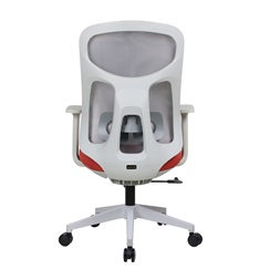 IRISOffice Avalon narancs/szürke ergonómikus, szövet-hálós irodai forgószék háttámasszal