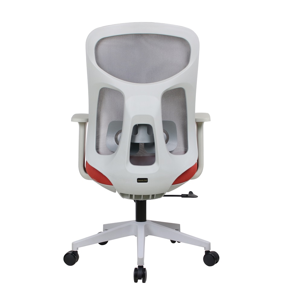 IRISOffice Avalon narancs/szürke ergonómikus, szövet-hálós irodai forgószék háttámasszal