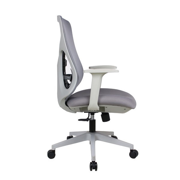 IRISOffice Avalon szürke/fekete ergonómikus, szövet-hálós irodai forgószék háttámasszal