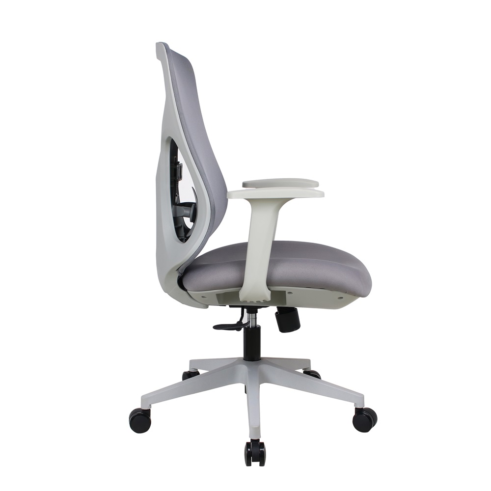 IRISOffice Avalon szürke/fekete ergonómikus, szövet-hálós irodai forgószék háttámasszal