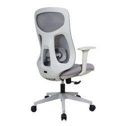 IRISOffice Avalon szürke/fekete ergonómikus, szövet-hálós irodai forgószék háttámasszal