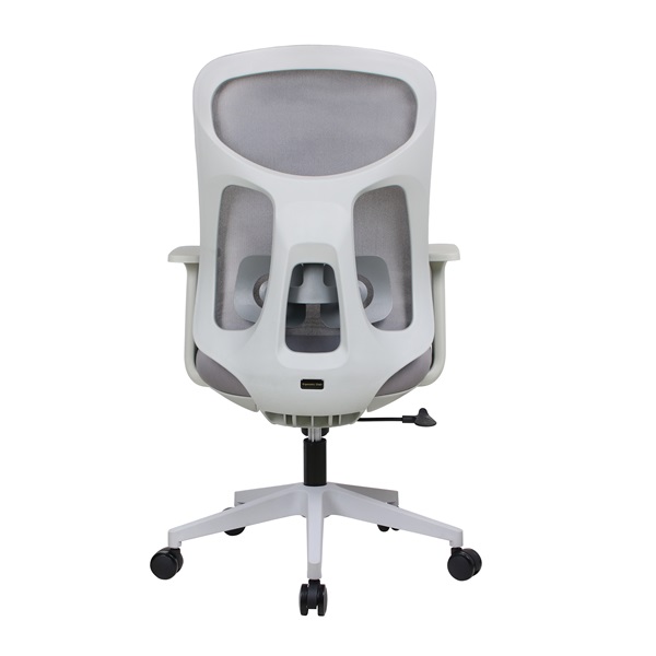 IRISOffice Avalon szürke/fekete ergonómikus, szövet-hálós irodai forgószék háttámasszal