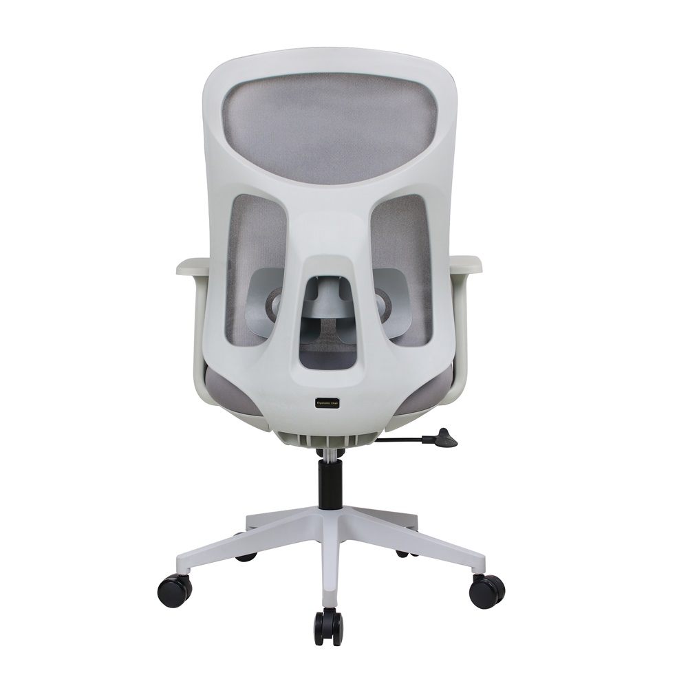 IRISOffice Avalon szürke/fekete ergonómikus, szövet-hálós irodai forgószék háttámasszal
