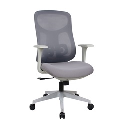 IRISOffice Avalon szürke/fekete ergonómikus, szövet-hálós irodai forgószék háttámasszal