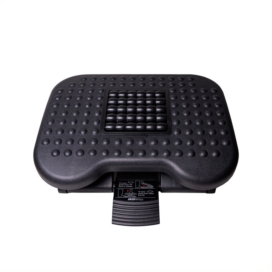 IRISOffice  FR-300-BK fekete lábtámasz (Újracsomagolt)