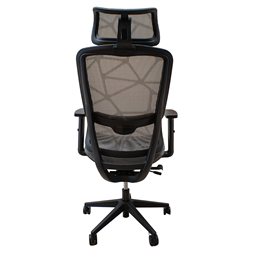 IRISOffice Helix szürke ergonómikus, szövet-hálós irodai forgószék fej és háttámasszal