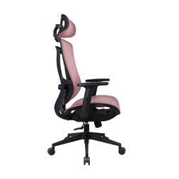 IRISOffice Nimbus piros ergonómikus, szövet-hálós irodai forgószék fej és háttámasszal