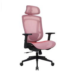 IRISOffice Nimbus piros ergonómikus, szövet-hálós irodai forgószék fej és háttámasszal