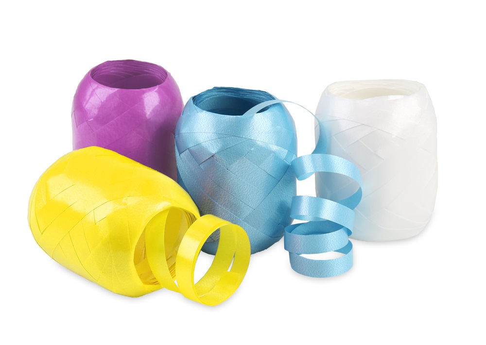 PRASENT AMERICA XXL pasztell színekben díszkötöző szalag 30mx10mm, tojás alakú, polipropilén, vegyes színekben