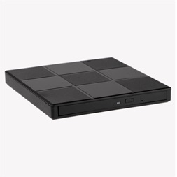 IRIS CUBE EXTERNAL külső DVD író, 8in1, USB 3.0, Read/write:CD/VCD/DVD, tálcás, DVD-RW, fekete