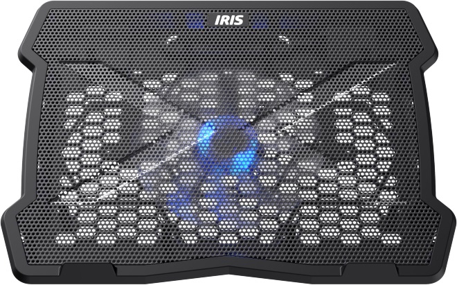 IRIS L-13 fekete notebook hűtőpad