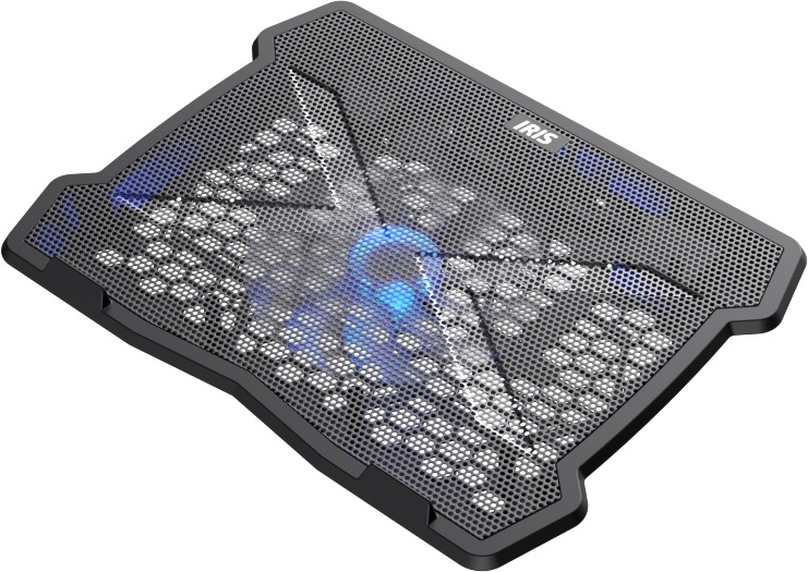 IRIS L-13 fekete notebook hűtőpad