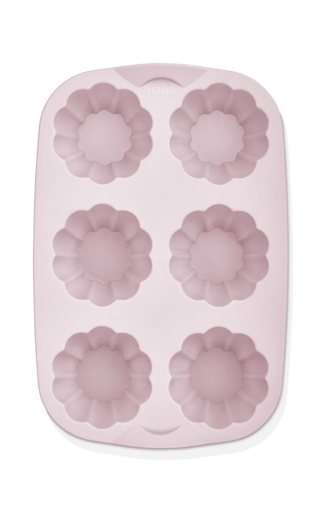 IRIS MIX szilikon muffin sütőforma 6 darabhoz, szürke, fekete vagy piros színű SL-3207