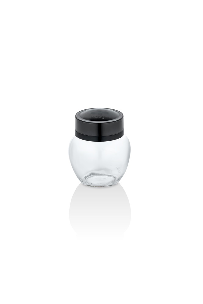 IRIS Mono üveg fűszertartó 210ml, fekete vagy fehér színű HN-1213
