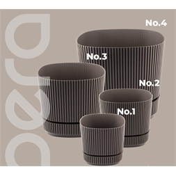 IRIS G-439 PERA SQUARE virágcserép 4.600ml 206x206x185mm
