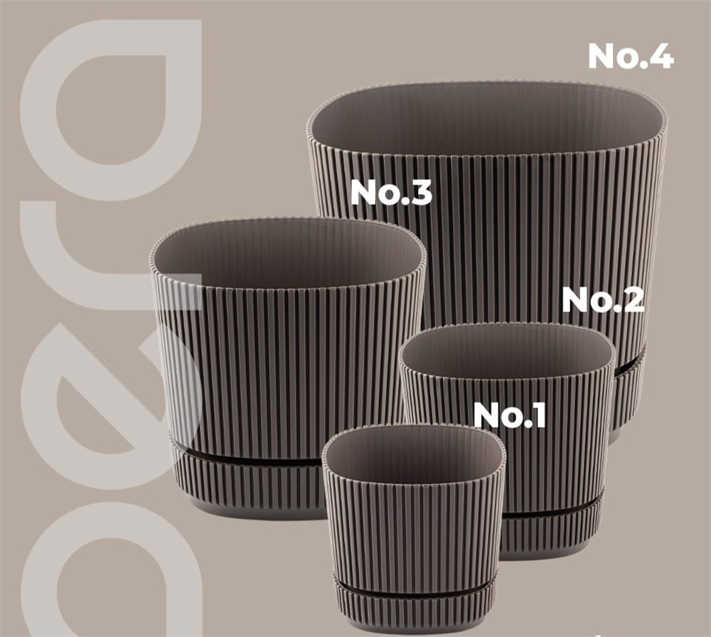 IRIS G-439 PERA SQUARE virágcserép 4.600ml 206x206x185mm