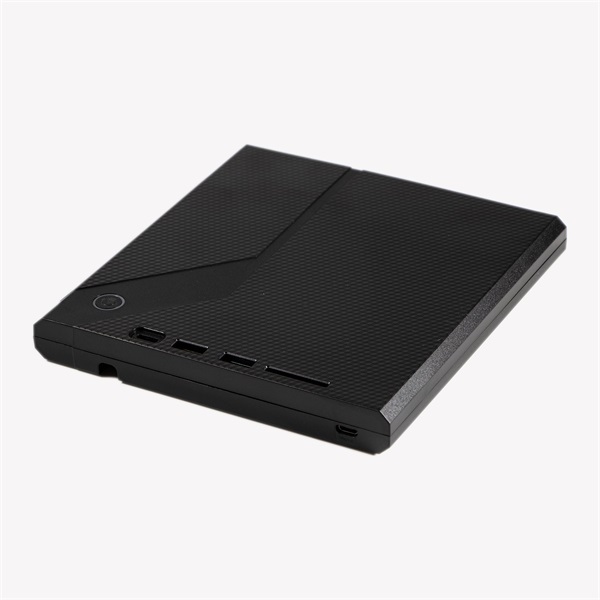 IRIS PUSH EXTERNAL külső DVD író, USB 3.0, Read/write:CD/VCD/DVD, slot-in, DVD-RW, fekete