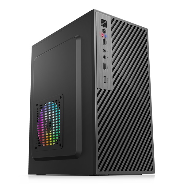 IRIS Q2515 fekete (táp nélküli) mATX számítógépház