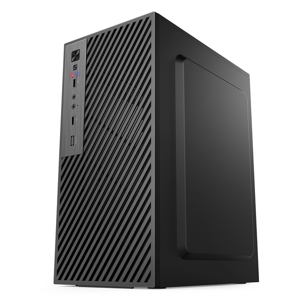 IRIS Q2515 fekete (táp nélküli) mATX számítógépház