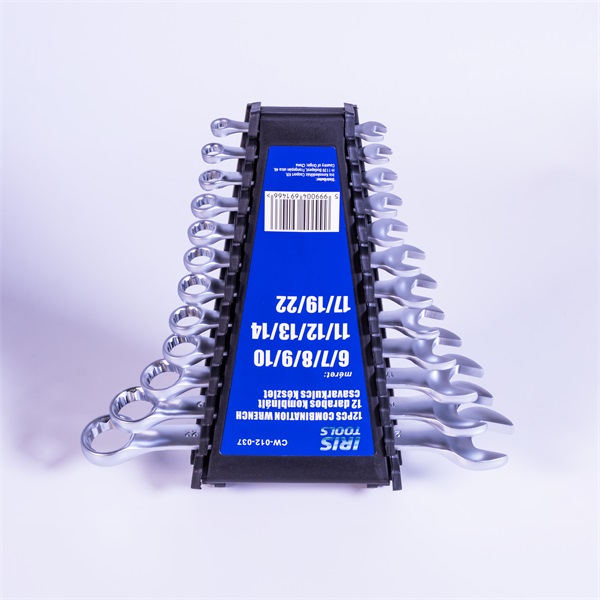 IRIS TOOLS CW-012-037 12 darabos kombinált csavarkulcs készlet (Újracsomagolt)