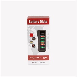 IRIS TOOLS  ITBC-4000 Akkumulátor teszter 12V, LED kijelzővel, akkumulátor csipesszel, AGM, GEL, Lead Acid battery