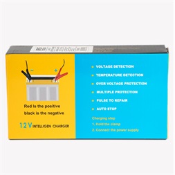 IRIS TOOLS ITBC-800 Akkumulátor töltő, 12V 2A, AGM, GEL, Lead acid battery