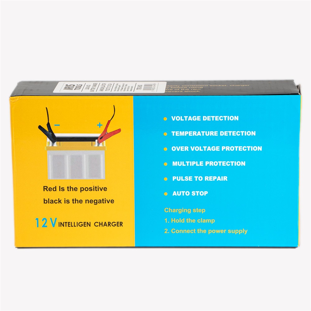 IRIS TOOLS ITBC-800 Akkumulátor töltő, 12V 2A, AGM, GEL, Lead acid battery