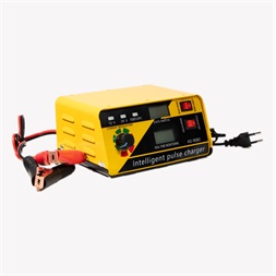 IRIS TOOLS ITBC-900 Professzionális, fémházas akkumulátor töltő, 12V 20A vagy 24V 10A, AGM, GEL, Lead Acid, Lithium batt