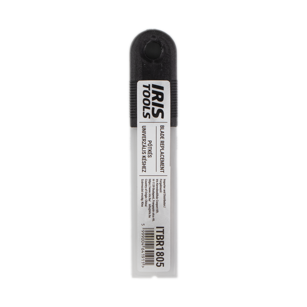 IRIS TOOLS ITBR1805 10db pótkés univerzális késhez 18mm, 0,5mm, fehér