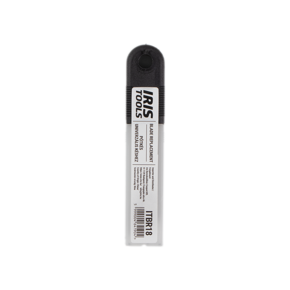 IRIS TOOLS ITBR18 10db pótkés univerzális késhez 18mm, 0,4mm, fehér