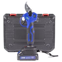 IRIS TOOLS ITSM-100 Akkus metszőolló szett (táska + metszőolló + 2 akku + töltő), 21V