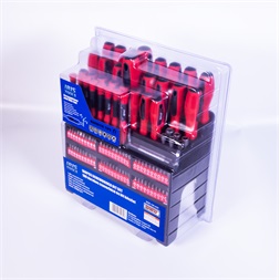 IRIS TOOLS SDB-100-025 100 darabos csavarhúzó és bit készlet (Újszerű)