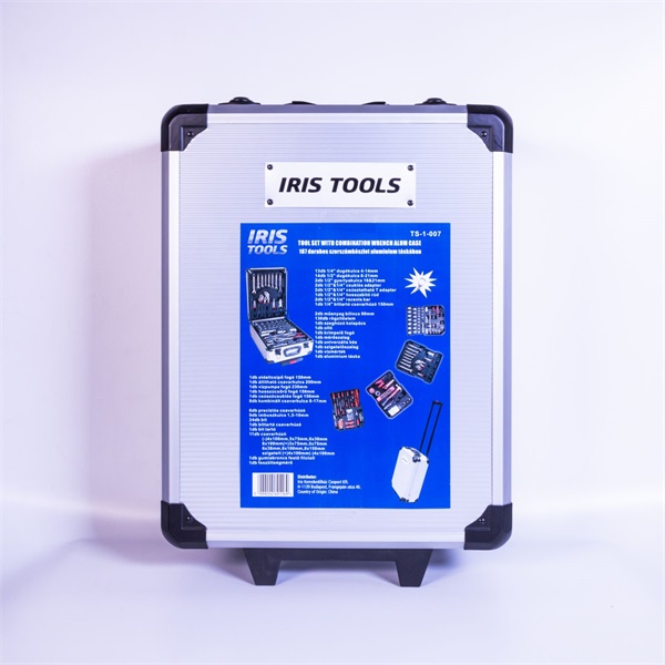 IRIS TOOLS TS-1-007 aluminium táskában szerszámkészlet (Használt - A)
