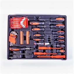 IRIS TOOLS TS-1-008 műanyag táskában szerszámkészlet (Használt - A)
