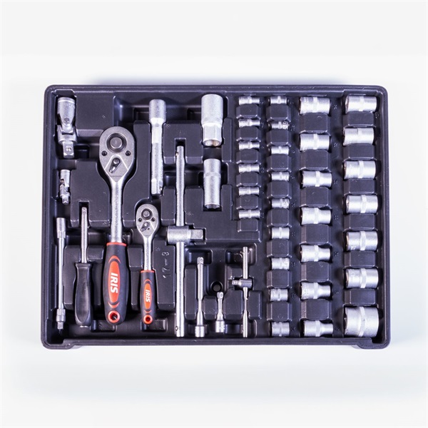 IRIS TOOLS TS-1-008 műanyag táskában szerszámkészlet (Használt - A)