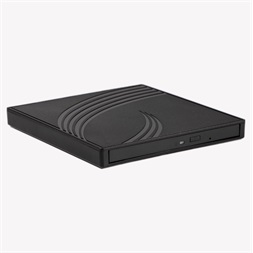 IRIS WAVE EXTERNAL külső DVD író, USB 3.0, Read/write:CD/VCD/DVD, tálcás, DVD-RW, fekete