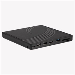 IRIS WAVE EXTERNAL külső DVD író, USB 3.0, Read/write:CD/VCD/DVD, tálcás, DVD-RW, fekete