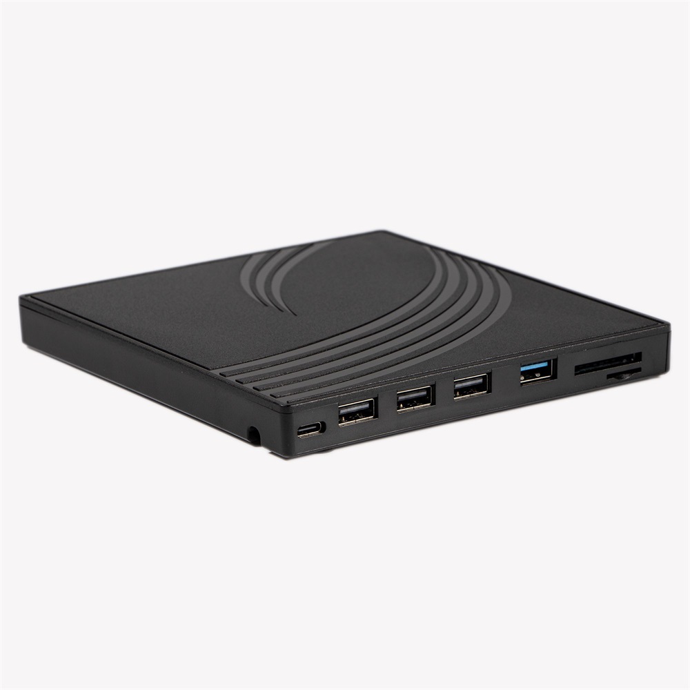 IRIS WAVE EXTERNAL külső DVD író, USB 3.0, Read/write:CD/VCD/DVD, tálcás, DVD-RW, fekete