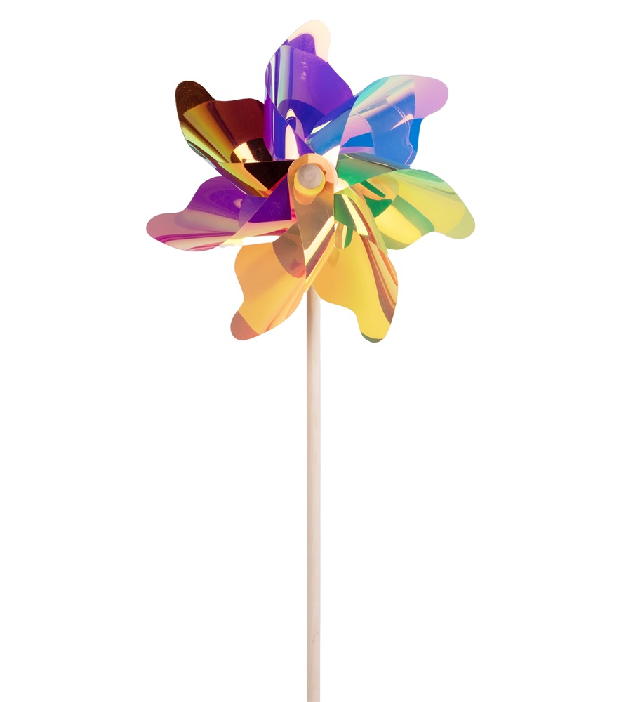 IRIS dekor műanyag szélforgó multicolor 22x55cm