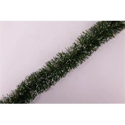 IRIS karácsonyi boa, havas, zöld 9cm x 2m