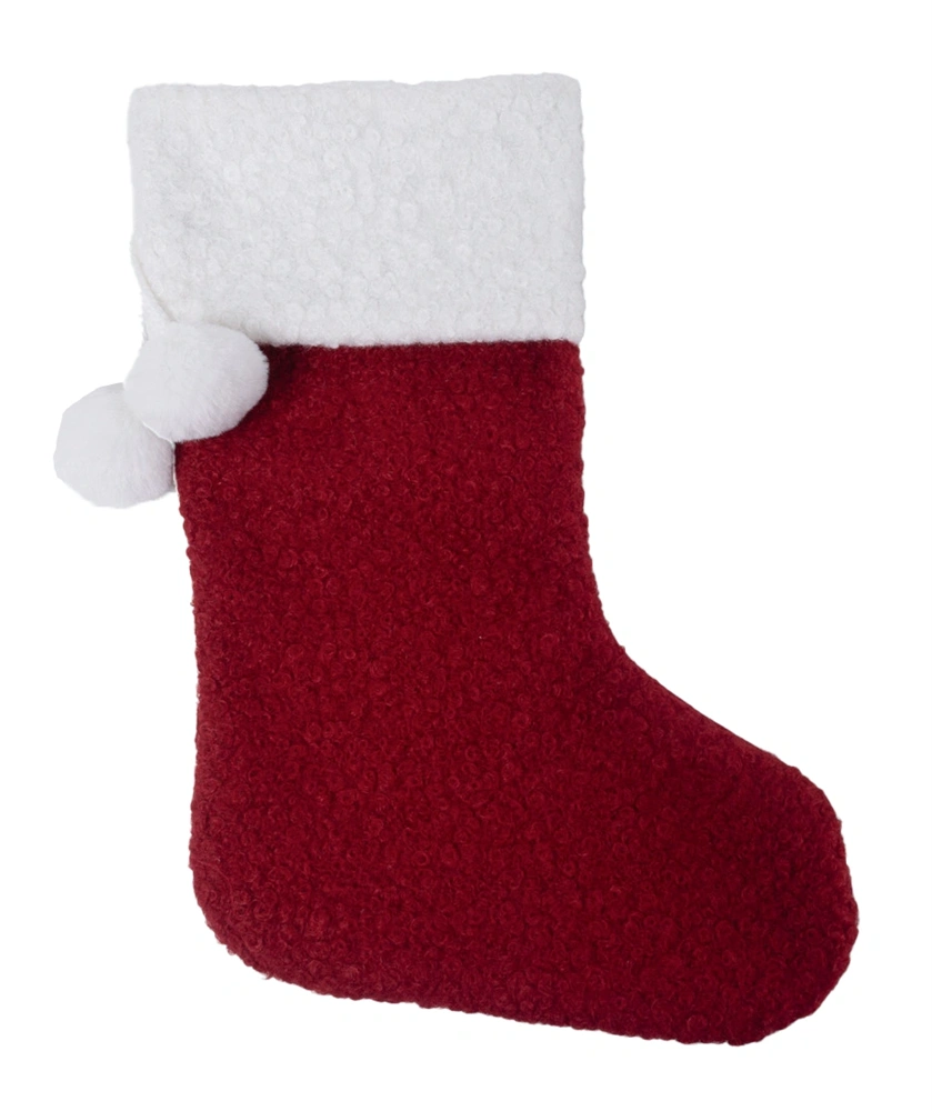 IRIS textil akasztós zokni, bordó és fehér szélű 42 x 28cm