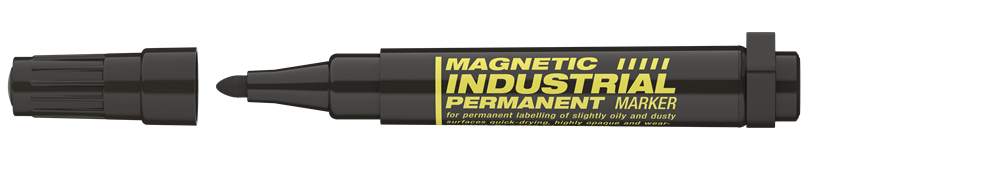 Ico Magnetic Industrial 11XXL fekete D12 alkoholos ipari marker