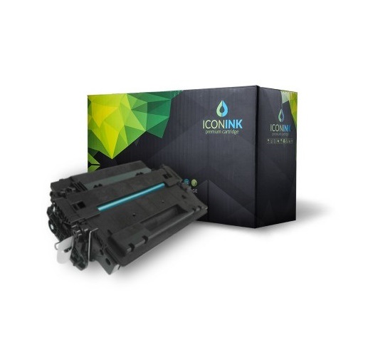 Iconink HP CE255A Canon CRG-524 utángyártott 6000 oldal fekete toner