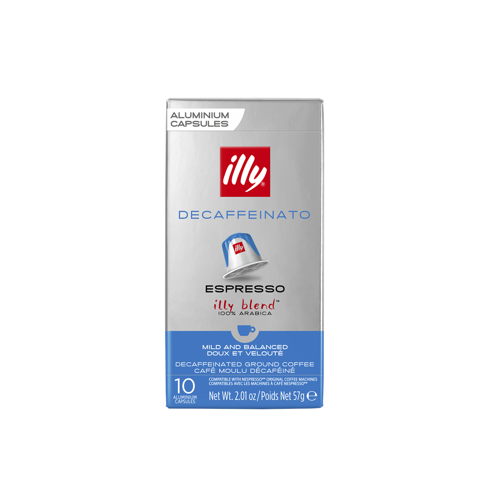 Illy NCC Espresso Decaffeinato koffeinmentes Nespresso kompatibilis 10 db kávékapszula