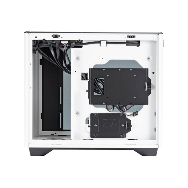 InWin A3 táp nélküli ablakos MT Mini Tower számítógépház fehér