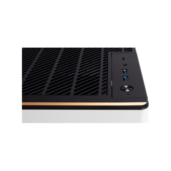 InWin A3 táp nélküli ablakos MT Mini Tower számítógépház fehér